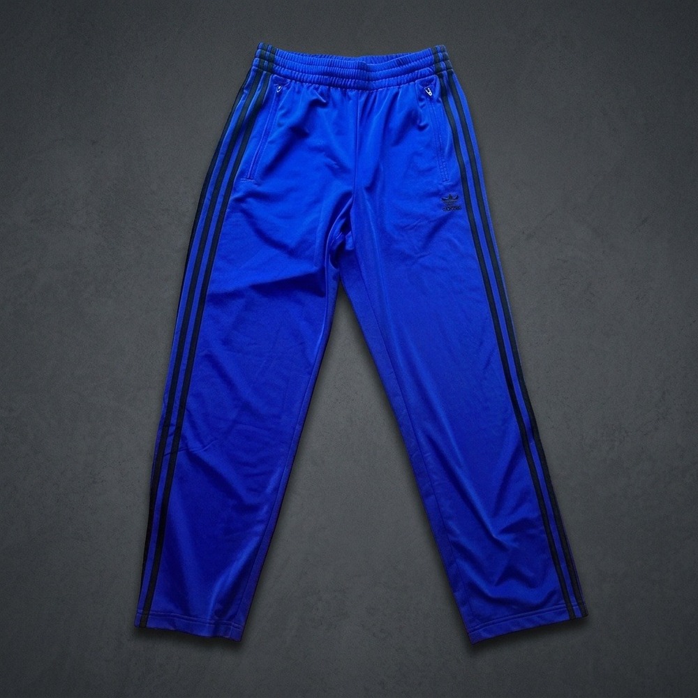 Adidas Originals Firebird Track Pants Men's Size S Small Lucid Blue Black NWT